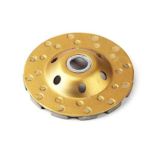 4 Inch Concrete Turbo Diamond Grinding Cup Wheel 12 Segs Heavy Duty Angle Grinder Wheels for Angle Grinder