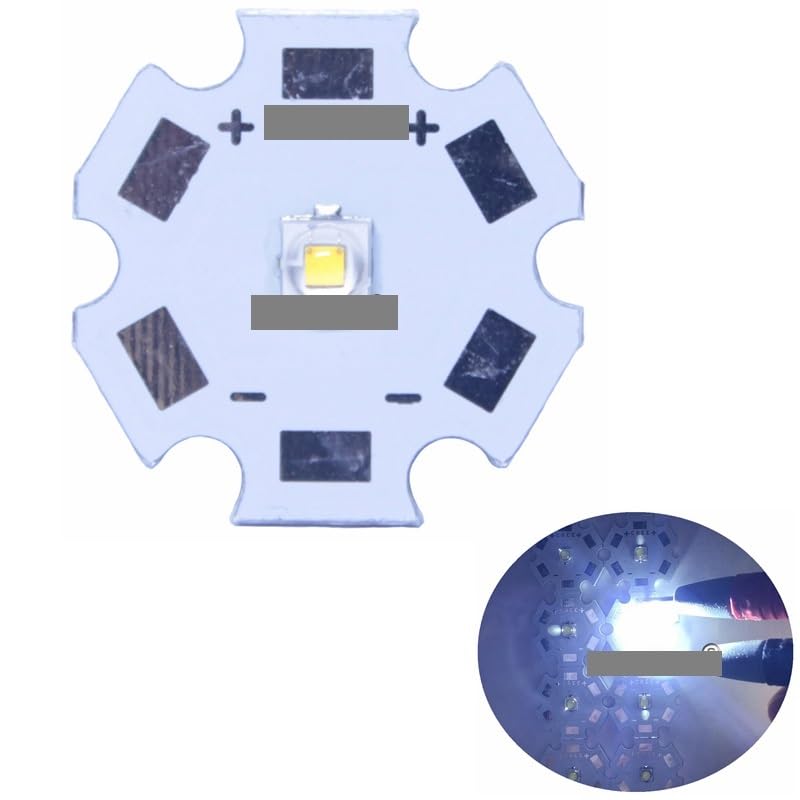 50PCS 3W LED XPE2 XP-E2 R3 Warm White 3000K 1W-3W LED Diode Chip Light Lamp With 20mm PCB