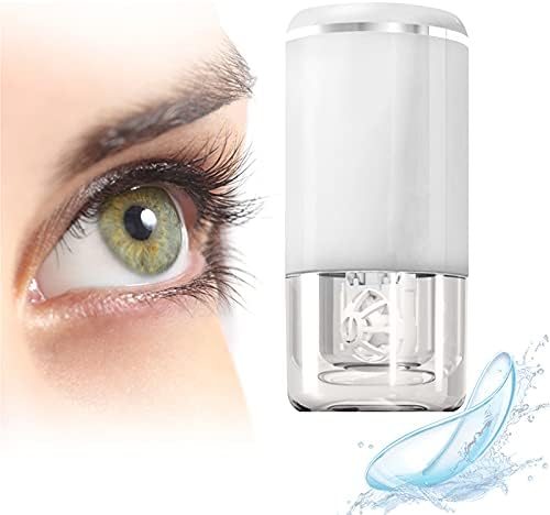 UpaClaire Ultrasonic Contact Lens Cleaner 2.0 (2nd Generation) , Intelligent Cleaning Machine for Soft and Rigid Contact Lenses, White