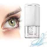 1. UpaClaire Automatischer Kontaktlinsenreiniger für alle Arten von Kontaktlinsen, einschließlich aller weichen und starren gasdurchlässigen Kontaktlinsen, wie weiche Einweglinsen, harte Linsen, farbige Kontaktlinsen, RGP-Linsen oder OK-Linsen usw., ist für den Einsatz bei der täglichen Reinigung geeignet, die 90 % der Proteinablagerungen, Kalzium, Lipid, Kristallisation und etwas, das Augenbeschwerden verursachen kann, entfernen kann