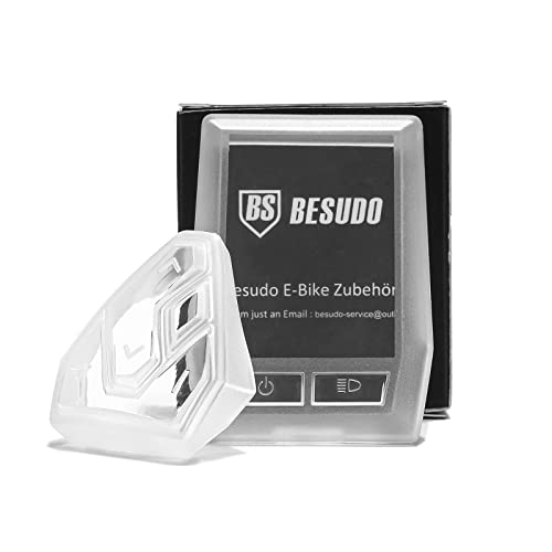 Besudo Schutzhülle-Set für Bosch Kiox Display und Steuereinheit - Displayschutz Controler Unit Cover vor Kratzern, Stößen - Fahrradcomputer Schutz Cover - Ebike Zubehör - 23K-Set-Neu