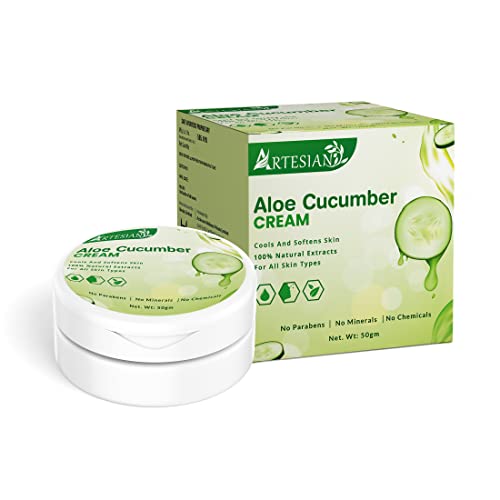 Image of Artesian Aloe Cucumber Skin Cream For Face | Hydrating, Moisturizing, Soothing Skin - 50 Gram