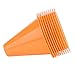 Hapivida Mini Soccer Cones, 10Pcs Sport Training Agility Marker Cone Sports Cones Skating Barriers Plastic Marker Holder Orange Traffic Cone
