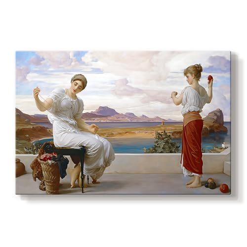 Frederic Leighton | Girls Winding the Skein | Abstract Wall Art | LT629