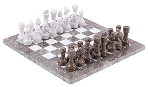 Juego de Ajedrez de Mármol Luxury 12" miniatura 1