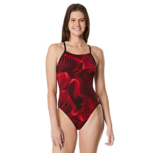 Maillot de bain une pièce Speedo Endurance+ femme avec dos croisé imprimé