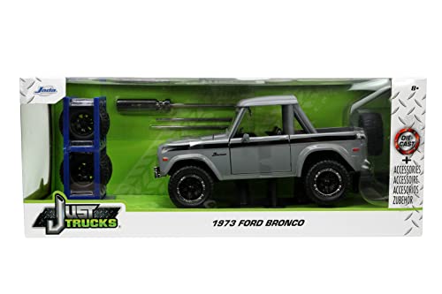 Jada Toys Just Trucks 1973 Ford Bronco 1:24 Gris miniatura 2