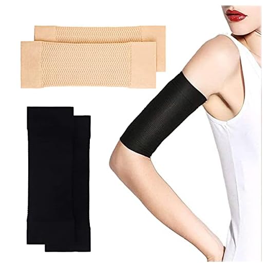sammiy 2 Pairs Arm Slimming Shaper Wrap, Compression Wrap Sleeve, Weight Loss Upper Shaper, Tone up Shaping Sleeves, Elastic Sport Workout Exercise Armbands for Women Men Girls, Black