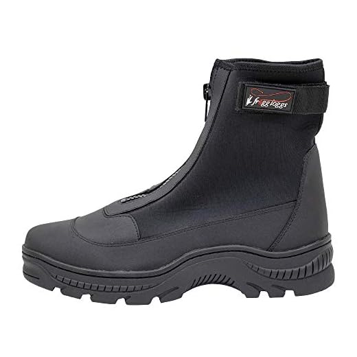 FROGG TOGGS Men's Aransas II Neoprene Surf & Sand Wading Boot, Black, 10