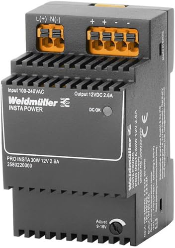 Alimentation Weidmüller 2580220000 à découpage 12 V/DC 2.6 A 30 W 1 pc