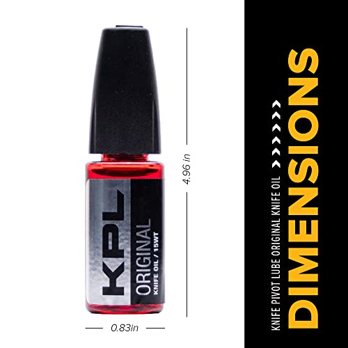 Knife Pivot Lube Original Oil for Blades, Synthetic Pocket Lubricant, Honing Cleaning Knives