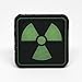 Radioactive Glow in The Dark PVC Rubber Morale Patch - Hook Backed Patch by NEO Tactical Gear