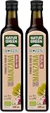 NaturGreen - Vinagre de Sidra de Manzana Bio, Sin Filtrar, Producto Ecológico, Acidificación Natural, Acidez 6% - 500 ml (Paquete de 2)