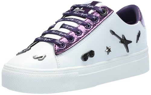 Image of Karl Lagerfeld Women's Cate Pins Lace Up Sneaker