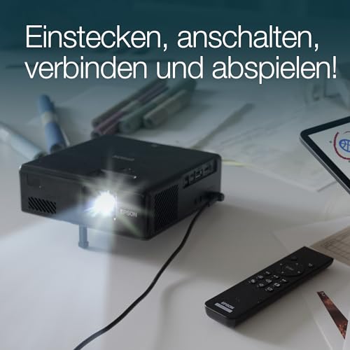 Epson EF-11 Mini-Laserprojektor, 1.000 Lumen, bis zu 150-Zoll-Projektionsfl&auml;che