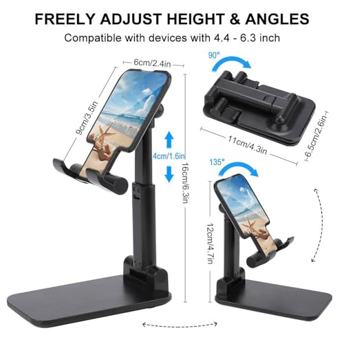 Support téléphone portable universel stable pliable et entièrement réglable - 2