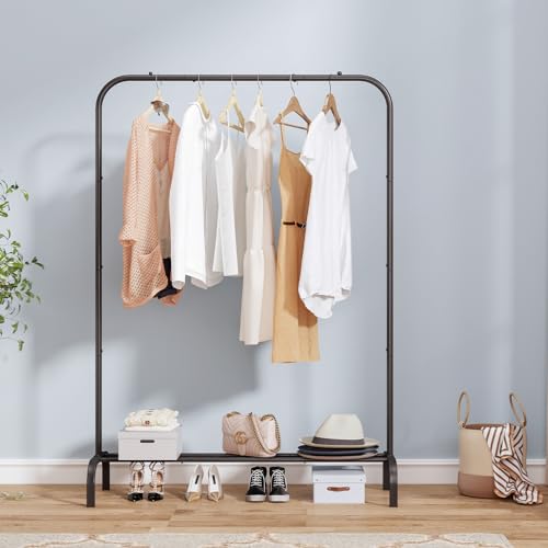 image for SUOERNUO Garment Rack for Hanging Clothes Rack Heavy Duty Portable wit