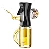 Borrifador Spray de Azeite e Óleo 200ml - Pulverizador Reutilizável para Culinária Saudável - Galheteiro Design Elegante e Prático - Multifuncional para Air Fryer, Salada, Uso Doméstico