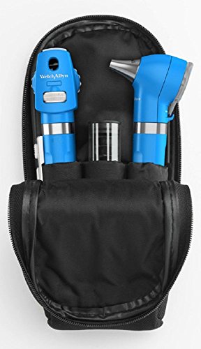 Otoscope LED Welch Allyn 92871-blu Myrtille haute précision avec coque souple