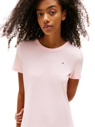Image of Tommy Jeans Women's Bodycon Midi Dress with Logo Detail