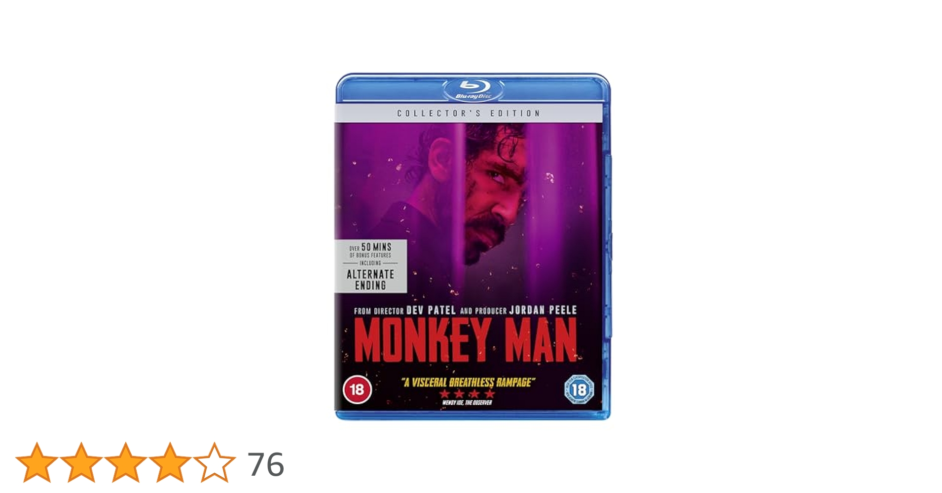 Amazon.co.jp: Monkey Man [Region Free] [Blu-ray] : DVD