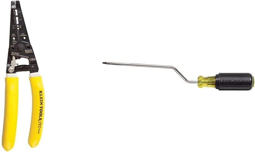 Klein Tools Wire Cutter/Stripper (K1412) and Screwdriver Set