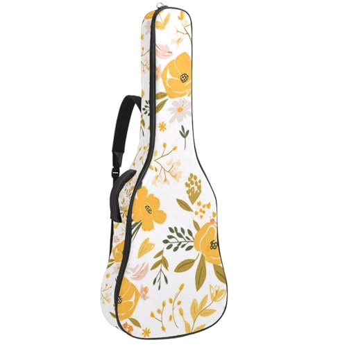 Sac pour guitare acoustique de 41 pouces étanche avec rangement efficace