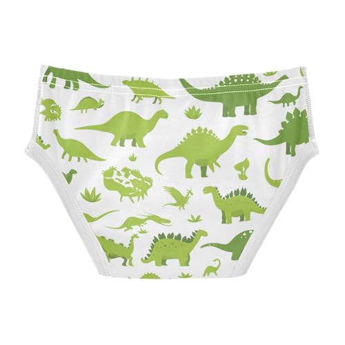 Dinosaurs Green Silhouette Toddler Boys' Comfort Kids Underwear Cute Children Undies2