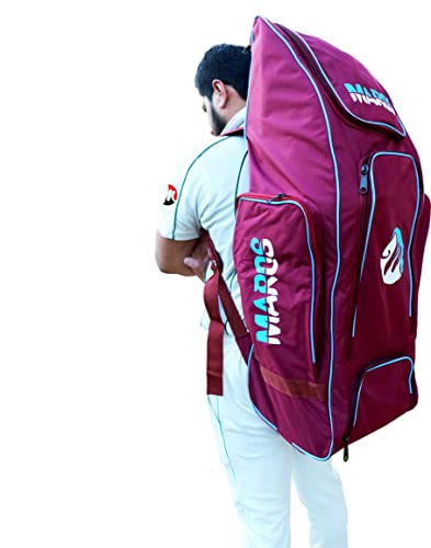 PROSTYLE SPORTS Cricket Duffle Bag Cricket kit Bag 2023 (Maroon/Sky)