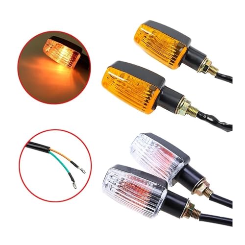 Feu signalisation ambre moto transparent 12V pour vos road trips - 2