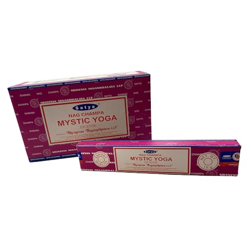 VIE Satya Incense Sticks, 12 Packs x 15g, Mystic Yoga, Other Colour
