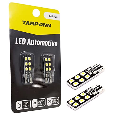 Lâmpada Led Tarponn Pingo T10-Cob-12C Canbus (Par)