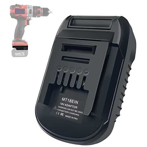 URUN Adapter Konverter für Makita 18V Akku auf Einhel 18V Li-Ion Elektrowerkzeug Akku Batterie Adapter für Einhell Elektrowerkzeuge(MT18EIN Nur Adapter)