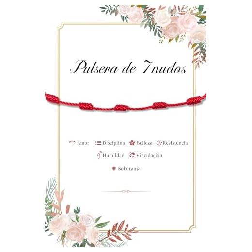 Twidels Pulsera 7 Nudos Roja Amuletos de la Suerte Y Proteccion Pulsera del Amor Hilo Rojo para Mujer Regalo Romantico Para Parejas Aniversario Kabbalah San Valentin