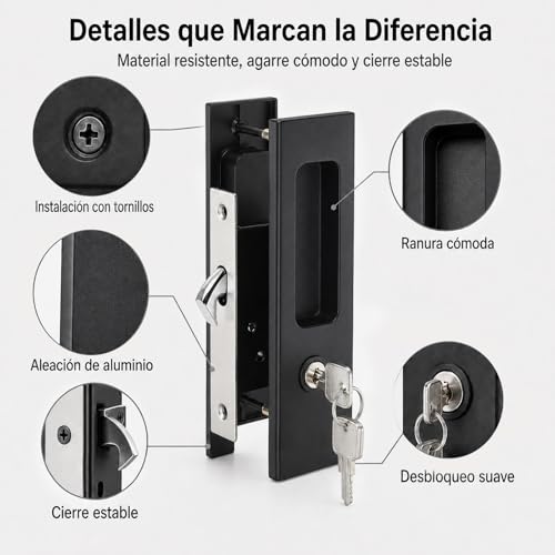 Chapas para puertas corredizas de herrería 12 Imagen adicional