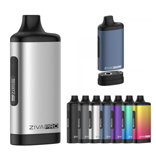 Yocan Ziva PRO 510�X���b�h 510�K�i �d�q�^�o�R �{�� CBD���F�|���C�U�[�p ���[�L���� �W�[���@ �v�� �X�e���X �o�b�e���[ ���F�|���C�U�[ ���b�h 650mAh Type-C�[�d �x�C�v �j�R�`���[���^�o�R�Ȃ� (�V���o�[)