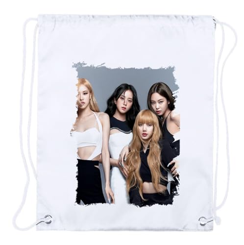 MERCHANDMANIA 2 Mochilas DE Cuerdas Cantantes KPOP Blackpink How You Like That Pink...