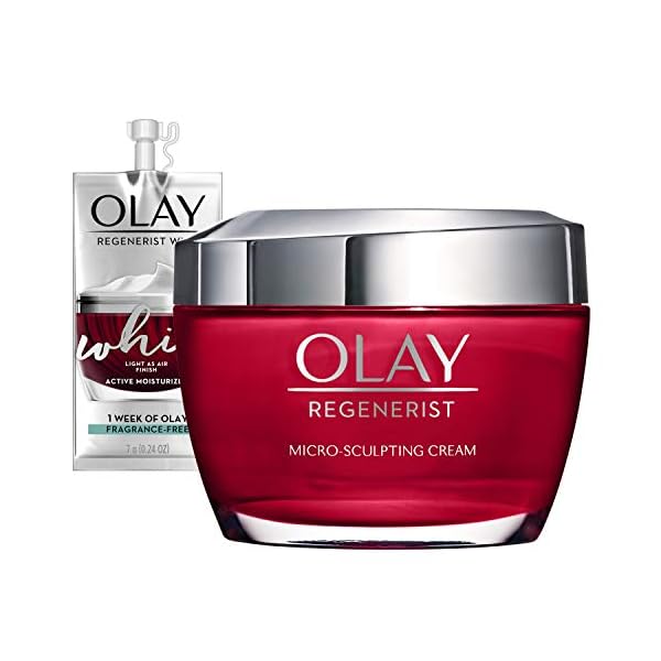 Olay-Regenerist-MicroSculpting-Cream-Face-Moisturizer-with-Hyaluronic-Acid-Niacinamide-Vitamin-B3-17-Oz-Whip-Face-Moisturizer-TravelTrial-Size-Gift-Set Olay Regenerist Micro-Sculpting Cream, Face Moisturizer, 1.7 oz + Whip Face Moisturizer Travel/Trial Size Bundle