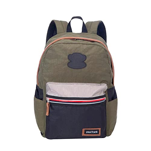 Mochila Grande Paul Frank Customs - Verde Escuro