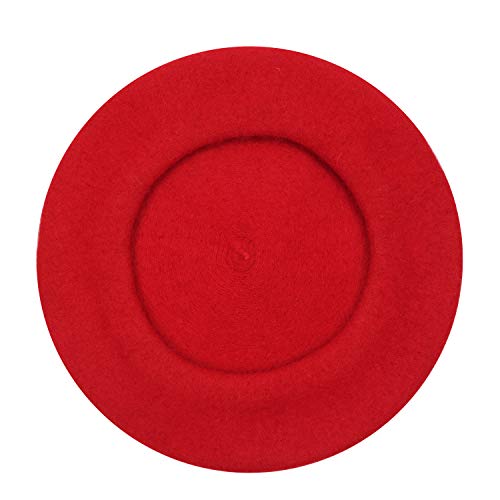 Image of Klong Women Wool Beret Hat French Style Solid Color