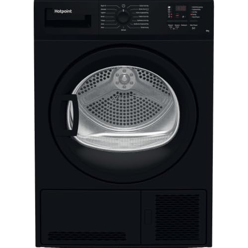 Hotpoint C HD C82 BBGD UK - Black 8KG Tumble Dryer - B Energy Rating