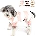 Zunea Fuzzy Sherpa Fleece Dog Pajamas Jumpsuit for Small Dogs Cat Winter Sweater Pyjamas with D-Ring Soft Warm Pullover Jacket Coat Puppy Sleeping Clothes Cold Weather Pet Chihuahua Apparel Pink M