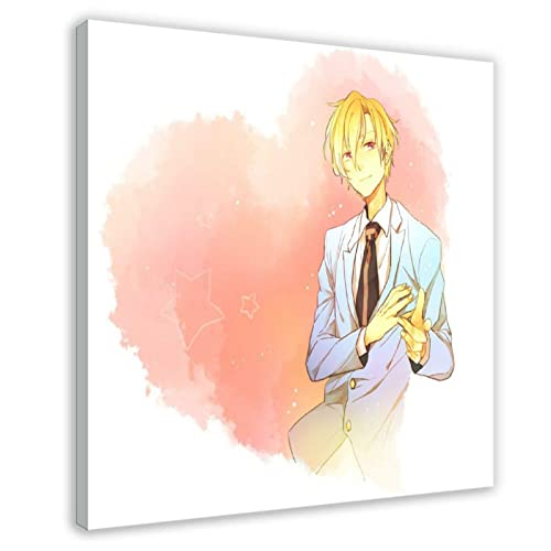 BDTSRT Tableaux sur Toile 60X90cm sans Cadre Anime Poster Ouran High School Host Club