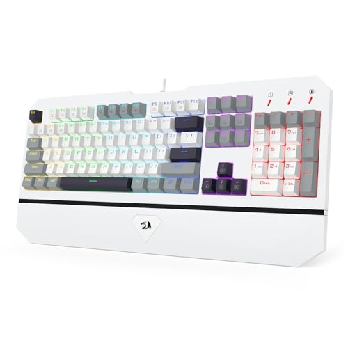 Redragon Mechanical Gaming Keyboard Wired, Light Up Backlit, Linear Switches,