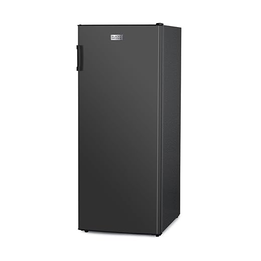 BLACK+DECKER 10 Cu. Ft. Upright Freezer, Stand Up Freezer with Mechanical Temperature Control, Freezer Upright with 3 Shelves and 4 Door Bins, Manual Defrost, R600a Refrigerant, BUF1000LB, Black
