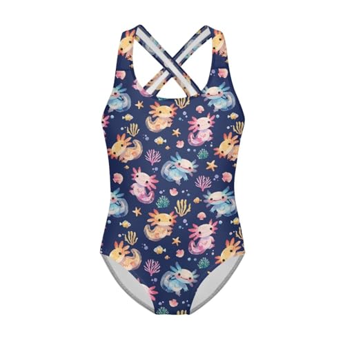 Image of Girls One Piece Swimsuits Size 5-14 Kawaii Gymnastics Leotard for Beach Vacations
