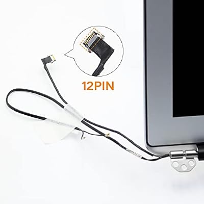Screen Replacement for MacBook Air A1466 Mid 2013 to 2017 Year EMC 2632 EMC 2925 EMC 3178 LCD Display Screen Full Assembly Complete Top Assembly 13.3 1440x900
