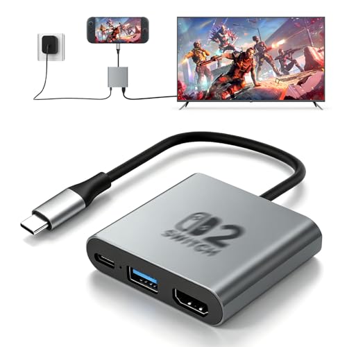 Estación de acoplamiento USB-C con HDMI 4K 120Hz y carga PD 100W