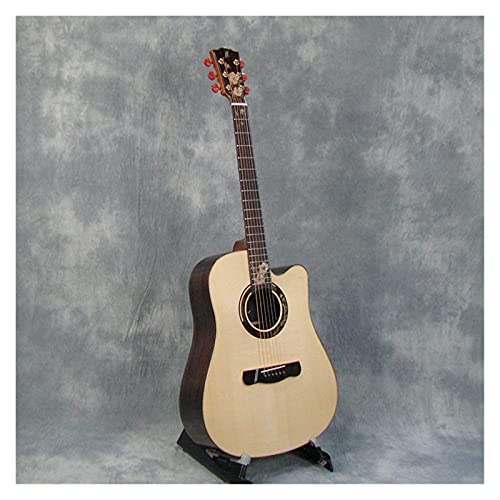 YYYSHOPP 41 Pouces de Guitare Acoustique coupée, Haut de l’épinette Solide, côtés de Bois de Rose Massif et Dos… - Les Beatles, Paul McCartney, John Lennon, RIngo Starr, George Harrison YYYSHOPP 41 Pouces de Guitare Acoustique coupée, Haut de l'épinette Solide, côtés de Bois de Rose Massif et Dos…