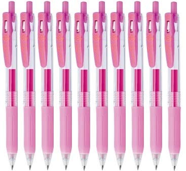 Bolígrafo Zebra Sarasa Clip 0.3mm Tinta Rosa x10 miniatura 1